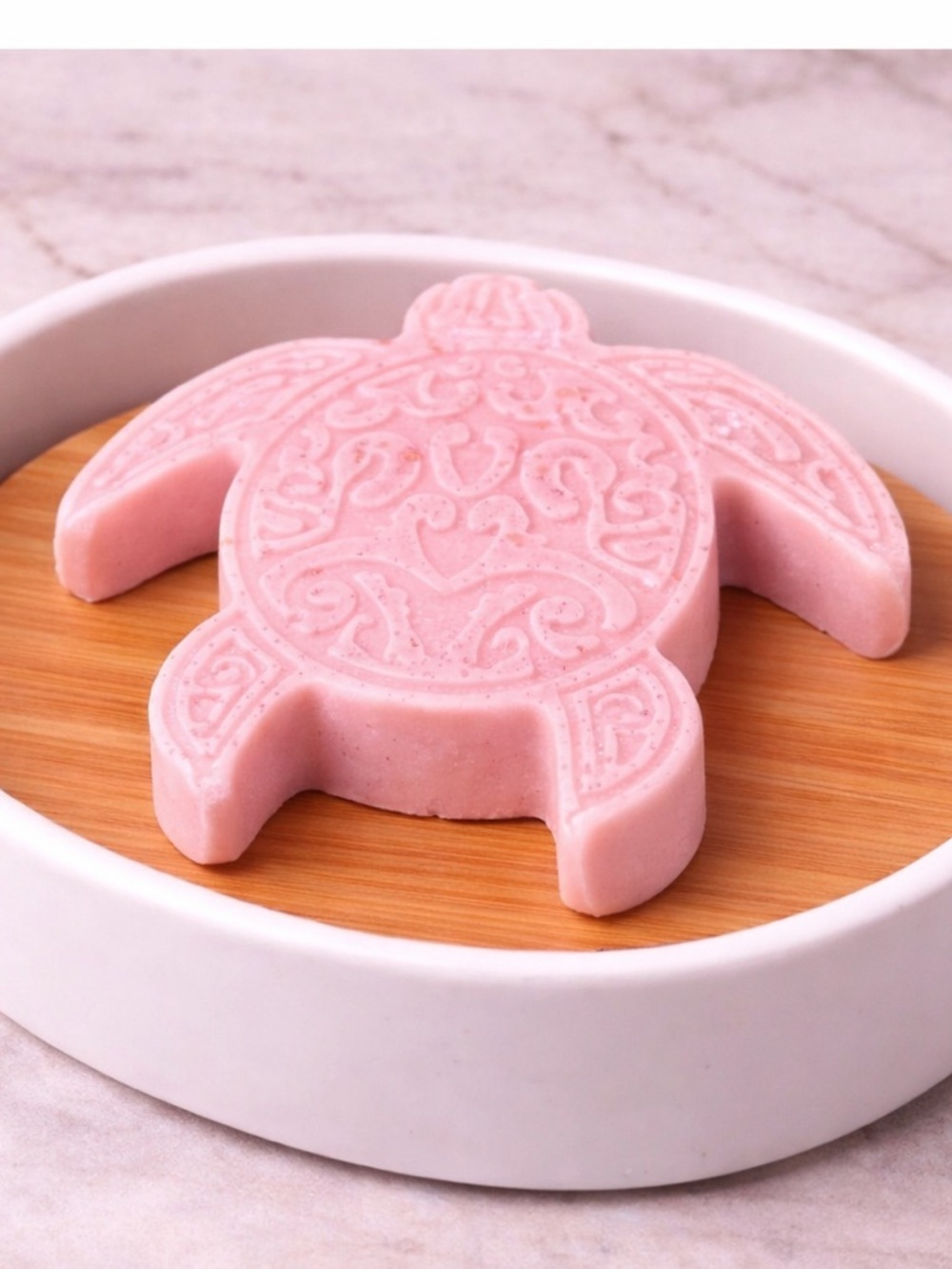Vanilla soap turtle 3x3in 10oz handmade Shea butter based